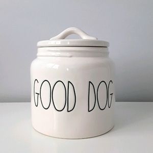 NWT Rae Dunn ceramic pet canister